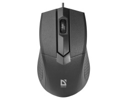Миша Defender Optimum MB-270, Black, USB, оптична, 1000 dpi, 3 кнопки, 1.5 м (52270)