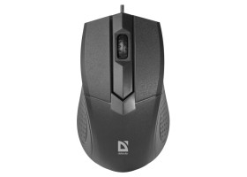 Миша Defender Optimum MB-270, Black, USB, оптична, 1000 dpi, 3 кнопки, 1.5 м (52270)