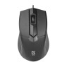 Миша Defender Optimum MB-270, Black, USB, оптична, 1000 dpi, 3 кнопки, 1.5 м (52270)