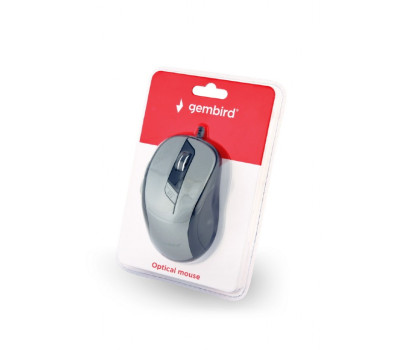Миша Gembird MUS-6B-01-BG, оптика, Black/ Grey USB, 1600 DPI Миша Gembird MUS-6B-01-BG, оптика, Black/ Grey USB, 1600 DPI