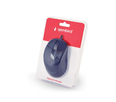 Миша Gembird MUS-6B-01, оптика, Black USB, 1600 DPI