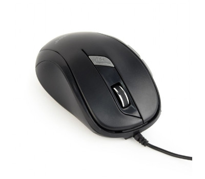Миша Gembird MUS-6B-01, оптика, Black USB, 1600 DPI