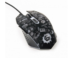 Миша Gembird MUS-6B-GRAFIX-01, оптика, Black USB, 3600 DPI, підсвічування-foto3