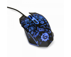 Миша Gembird MUS-6B-GRAFIX-01, оптика, Black USB, 3600 DPI, підсвічування-foto2