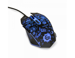 Миша Gembird MUS-6B-GRAFIX-01, оптика, Black USB, 3600 DPI, підсвічування-foto2