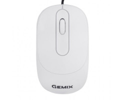 Миша Gemix GM145 White, Optical, USB, 800 dpi (GM145WH)