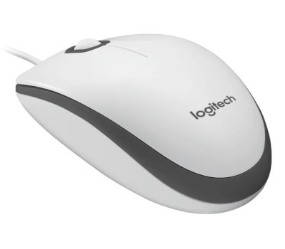 Мышь Logitech M100, White, USB, оптическая, 1000 dpi, 3 кнопки, 1.8 м (910-006764)
