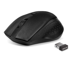Миша REAL-EL RM-300 Wireless, Black, USB, оптична, 800/ 1200/ 1600 dpi, 4 кнопки, 1xAA-foto2