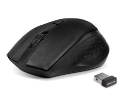 Миша REAL-EL RM-300 Wireless, Black, USB, оптична, 800/ 1200/ 1600 dpi, 4 кнопки, 1xAA-foto2