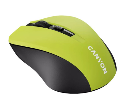 Миша бездротова Canyon MW-1, Yellow/ Black, USB (2.4 GHz), оптична, (CNE-CMSW1Y)