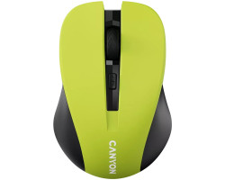 Миша бездротова Canyon MW-1, Yellow/ Black, USB (2.4 GHz), оптична, (CNE-CMSW1Y)