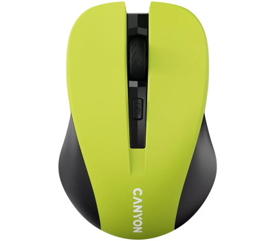 Миша бездротова Canyon MW-1, Yellow/ Black, USB (2.4 GHz), оптична, (CNE-CMSW1Y)