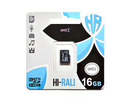 Карта пам`яті microSDHC, 16Gb, Hi-Rali, Class10 UHS-I U1, без адаптера (HI-16GBSD10U1-00) Карта пам`яті microSDHC, 16Gb, Hi-Rali, Class10 UHS-I U1, без адаптера (HI-16GBSD10U1-00)