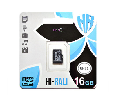 Карта пам`яті microSDHC, 16Gb, Hi-Rali, Class10 UHS-I U1, без адаптера (HI-16GBSD10U1-00) Карта пам`яті microSDHC, 16Gb, Hi-Rali, Class10 UHS-I U1, без адаптера (HI-16GBSD10U1-00)