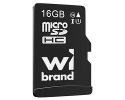 Карта пам`яті microSDHC, 16Gb, Wibrand, Class10 UHS-I U1, без адаптера (WICDHU1/ 16GB)