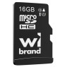 Карта пам`яті microSDHC, 16Gb, Wibrand, Class10 UHS-I U1, без адаптера (WICDHU1/ 16GB)