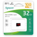 Карта пам`яті microSDHC, 32Gb, Apacer R100, Class10 UHS-I U1 V10 A1, (AP32GMCSH10UB-RA)