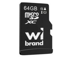 Карта пам`яті microSDXC, 64Gb, Wibrand, Class10 UHS-I U1, без адаптера (WICDXU1/ 64GB)