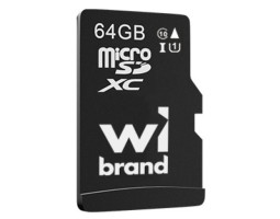 Карта пам`яті microSDXC, 64Gb, Wibrand, Class10 UHS-I U1, без адаптера (WICDXU1/ 64GB)