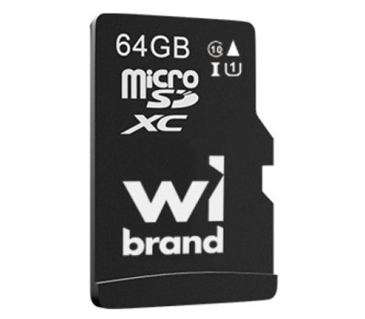 Карта пам`яті microSDXC, 64Gb, Wibrand, Class10 UHS-I U1, без адаптера (WICDXU1/ 64GB) Карта пам`яті microSDXC, 64Gb, Wibrand, Class10 UHS-I U1, без адаптера (WICDXU1/ 64GB)