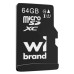 Карта пам`яті microSDXC, 64Gb, Wibrand, Class10 UHS-I U1, без адаптера (WICDXU1/ 64GB) Карта пам`яті microSDXC, 64Gb, Wibrand, Class10 UHS-I U1, без адаптера (WICDXU1/ 64GB)