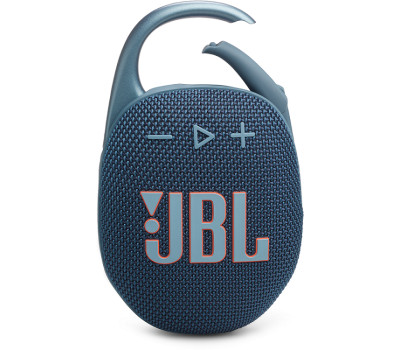 Колонка портативна 1.0 JBL Clip 5 Blue, 7B, Bluetooth, живлення від акумулятора, (JBLCLIP5BLU)