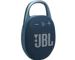 Колонка портативна 1.0 JBL Clip 5 Blue, 7B, Bluetooth, живлення від акумулятора, (JBLCLIP5BLU)