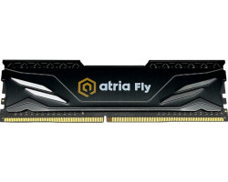 DDR4 8Gb, 3200 MHz, Atria Fly, Black, 18-22-22-42, 1.35V, з радіатором (UAT43200CL18B/ 8)