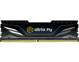 DDR4 8Gb, 3200 MHz, Atria Fly, Black, 18-22-22-42, 1.35V, з радіатором (UAT43200CL18B/ 8)