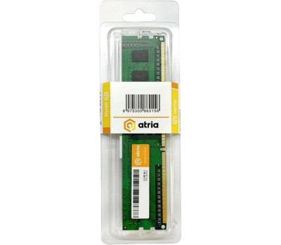 DDR4 8Gb, 3200 MHz, Atria, CL22, 1.2V (UAT43200CL22K1/ 8) DDR4 8Gb, 3200 MHz, Atria, CL22, 1.2V (UAT43200CL22K1/ 8)