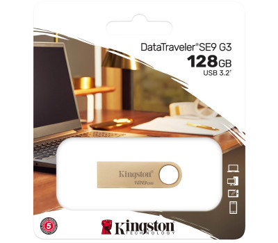 USB Flash Drive 128Gb Kingston DataTraveler SE9 G3, Gold, USB 3.2 Gen 1 (DTSE9G3/ 128GB) USB Flash Drive 128Gb Kingston DataTraveler SE9 G3, Gold, USB 3.2 Gen 1 (DTSE9G3/ 128GB)
