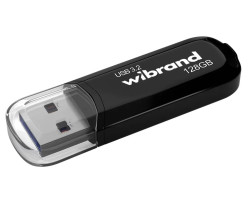 Флеш накопичувач USB 128Gb Wibrand Marten, Black, USB 3.2 Gen 1 (WI3.2/ MA128P10B)