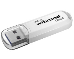 Флеш накопичувач USB 128Gb Wibrand Marten, White, USB 3.2 Gen 1 (WI3.2/ MA128P10W)