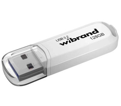 Флеш накопичувач USB 128Gb Wibrand Marten, White, USB 3.2 Gen 1 (WI3.2/ MA128P10W)