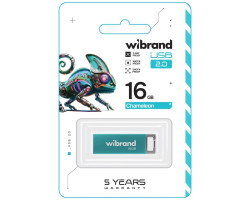 Флеш накопичувач USB 16Gb Wibrand Chameleon, Light Blue, USB 2.0 (WI2.0/ CH16U6LU)-foto2