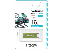 Флеш накопичувач USB 16Gb Wibrand Chameleon, Light Green, USB 2.0 (WI2.0/ CH16U6LG)-foto2
