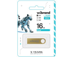 Флеш накопичувач USB 16Gb Wibrand Puma, Gold, USB 2.0 (WI2.0/ PU16U1G)-foto2
