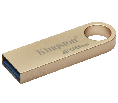 Флеш накопичувач USB 256Gb Kingston DataTraveler SE9 G3, Gold, USB 3.2 Gen 1, до 220/ 100 МБ/ с (DTSE9 Флеш накопичувач USB 256Gb Kingston DataTraveler SE9 G3, Gold, USB 3.2 Gen 1, до 220/ 100 МБ/ с (DTSE9