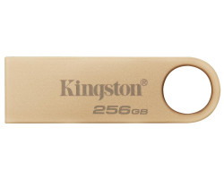 Флеш накопичувач USB 256Gb Kingston DataTraveler SE9 G3, Gold, USB 3.2 Gen 1, до 220/ 100 МБ/ с (DTSE9