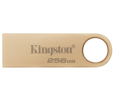 Флеш накопичувач USB 256Gb Kingston DataTraveler SE9 G3, Gold, USB 3.2 Gen 1, до 220/ 100 МБ/ с (DTSE9