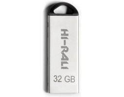 Флеш накопичувач USB 32Gb Hi-Rali Fit, Silver, USB 2.0 (HI-32GBFITSL) Флеш накопичувач USB 32Gb Hi-Rali Fit, Silver, USB 2.0 (HI-32GBFITSL)