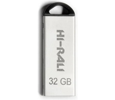 Флеш накопичувач USB 32Gb Hi-Rali Fit, Silver, USB 2.0 (HI-32GBFITSL)