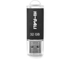 Флеш накопичувач USB 32Gb Hi-Rali Rocket, Black, USB 2.0 (HI-32GBVCBK)
