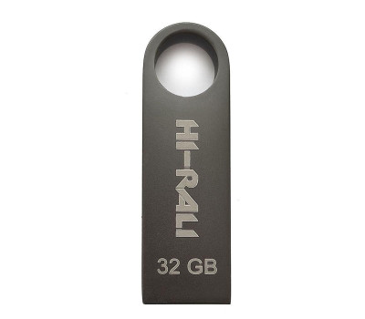 Флеш накопичувач USB 32Gb Hi-Rali Shuttle, Black, USB 2.0 (HI-32GBSHBK)