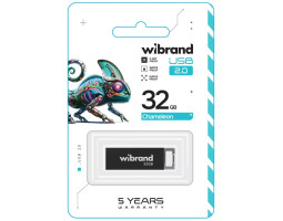 Флеш накопичувач USB 32Gb Wibrand Chameleon, Black, USB 2.0 (WI2.0/ CH32U6B)-foto2