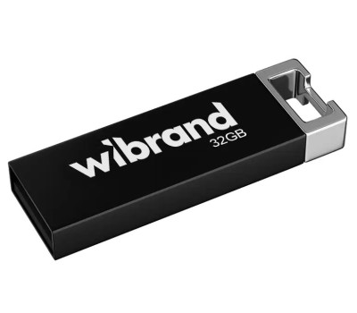 Флеш накопичувач USB 32Gb Wibrand Chameleon, Black, USB 2.0 (WI2.0/ CH32U6B)