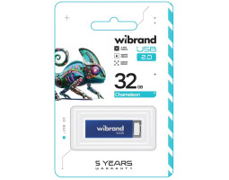 Флеш накопичувач USB 32Gb Wibrand Chameleon, Blue, USB 2.0 (WI2.0/ CH32U6U)-foto2