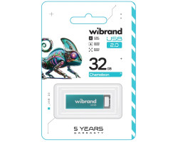 Флеш накопичувач USB 32Gb Wibrand Chameleon, Light Blue, USB 2.0 (WI2.0/ CH32U6LU)-foto2
