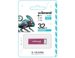 Флеш накопичувач USB 32Gb Wibrand Chameleon, Pink, USB 2.0 (WI2.0/ CH32U6P)-foto2