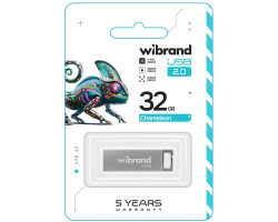Флеш накопичувач USB 32Gb Wibrand Chameleon, Silver, USB 2.0 (WI2.0/ CH32U6S)-foto2